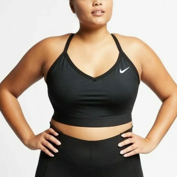 Nike Pro Training Indy light support sports bra in black Womans size 3X - Picture 11 of 11